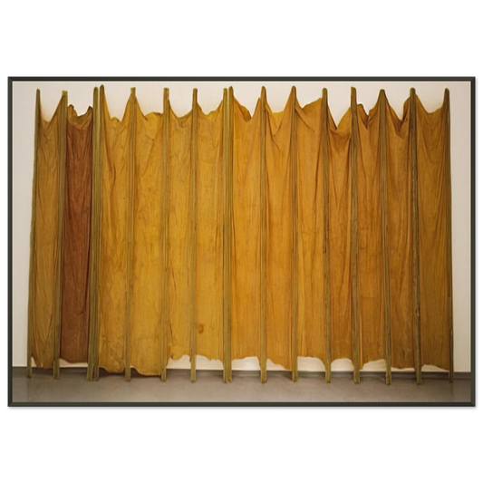 Eva Hesse  EXPANDED EXPANSION 1969 Framed Art Print  - Aluminum Frame - 21x29.7 cm / 8x12"