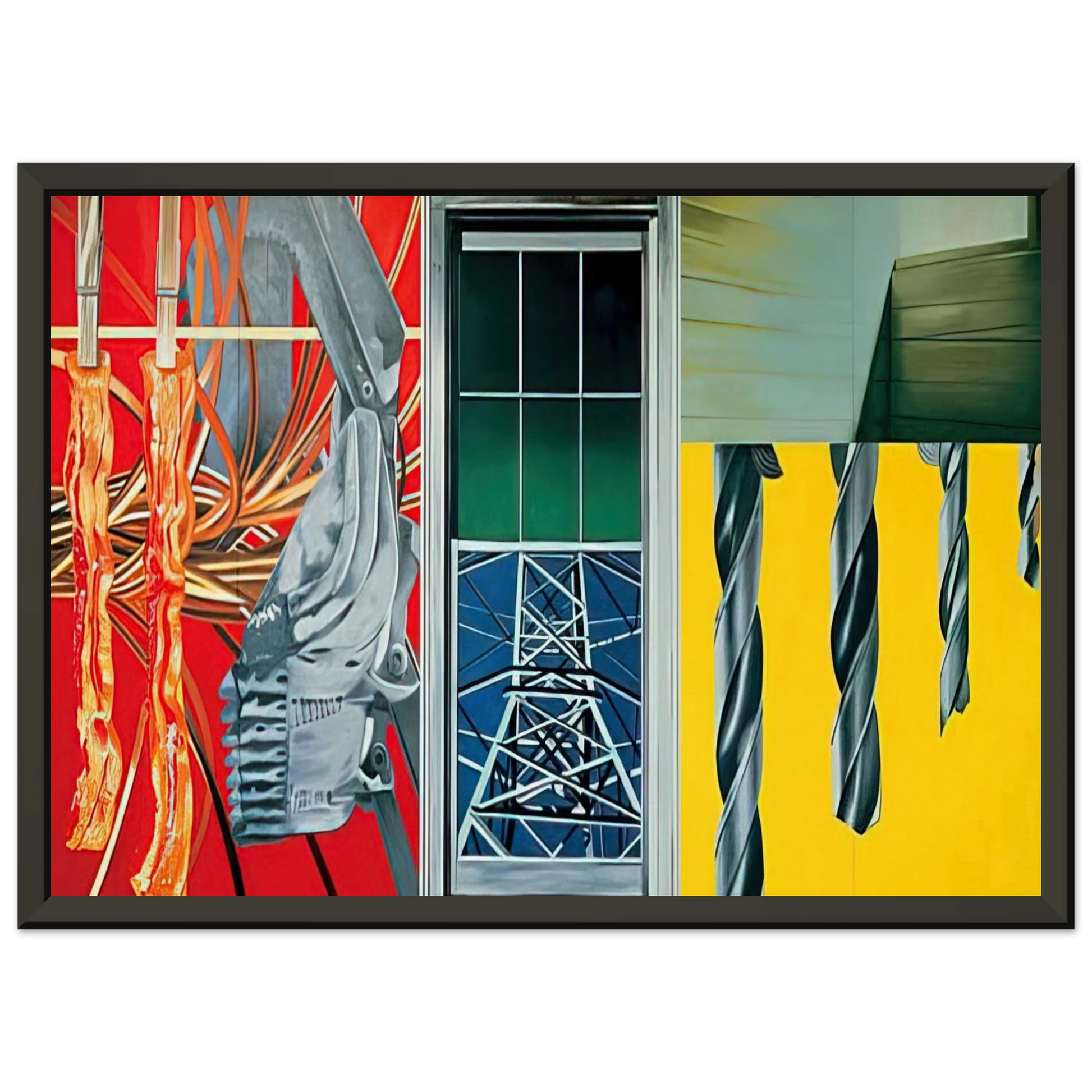 James Rosenquist  Industrial Cottage Framed Art Print  - Aluminum Frame - 60x80 cm / 24x32 inches