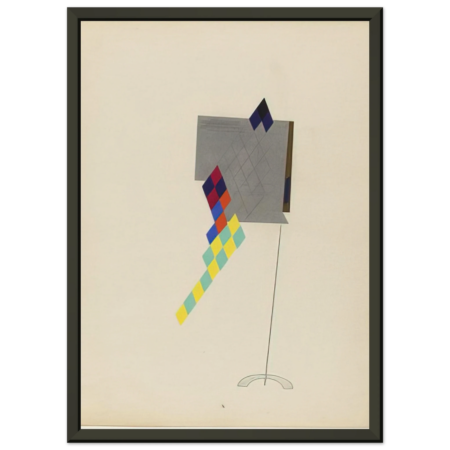Man Ray  DRAGONFLY FROM THE PORTFOLIO REVOLVING DOORS 1926 Framed Art Print  - Aluminum Frame - 40x50 cm / 16x20 inches