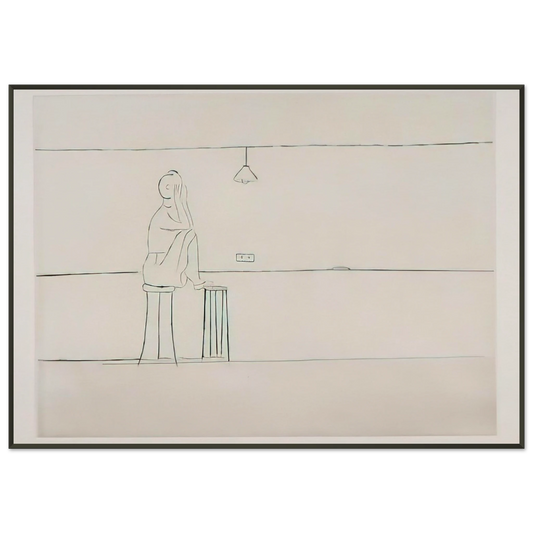 Louise Bourgeois  EMPTY NEST 1994 Framed Art Print  - Aluminum Frame - 21x29.7 cm / 8x12"