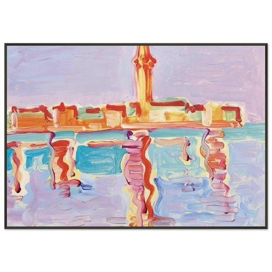 Charles Lapicque  Untitled  1955 Framed Art Print  - Aluminum Frame - 21x29.7 cm / 8x12"