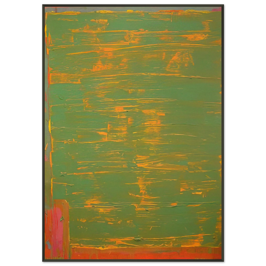 John Hoyland  22874  1974 Framed Art Print  - Aluminum Frame - 21x29.7 cm / 8x12"
