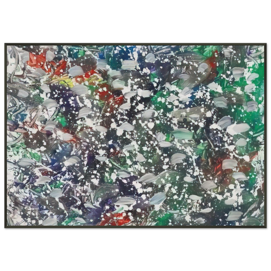 Marcel Barbeau  Neigeoliale Framed Art Print  - Aluminum Frame - 21x29.7 cm / 8x12"