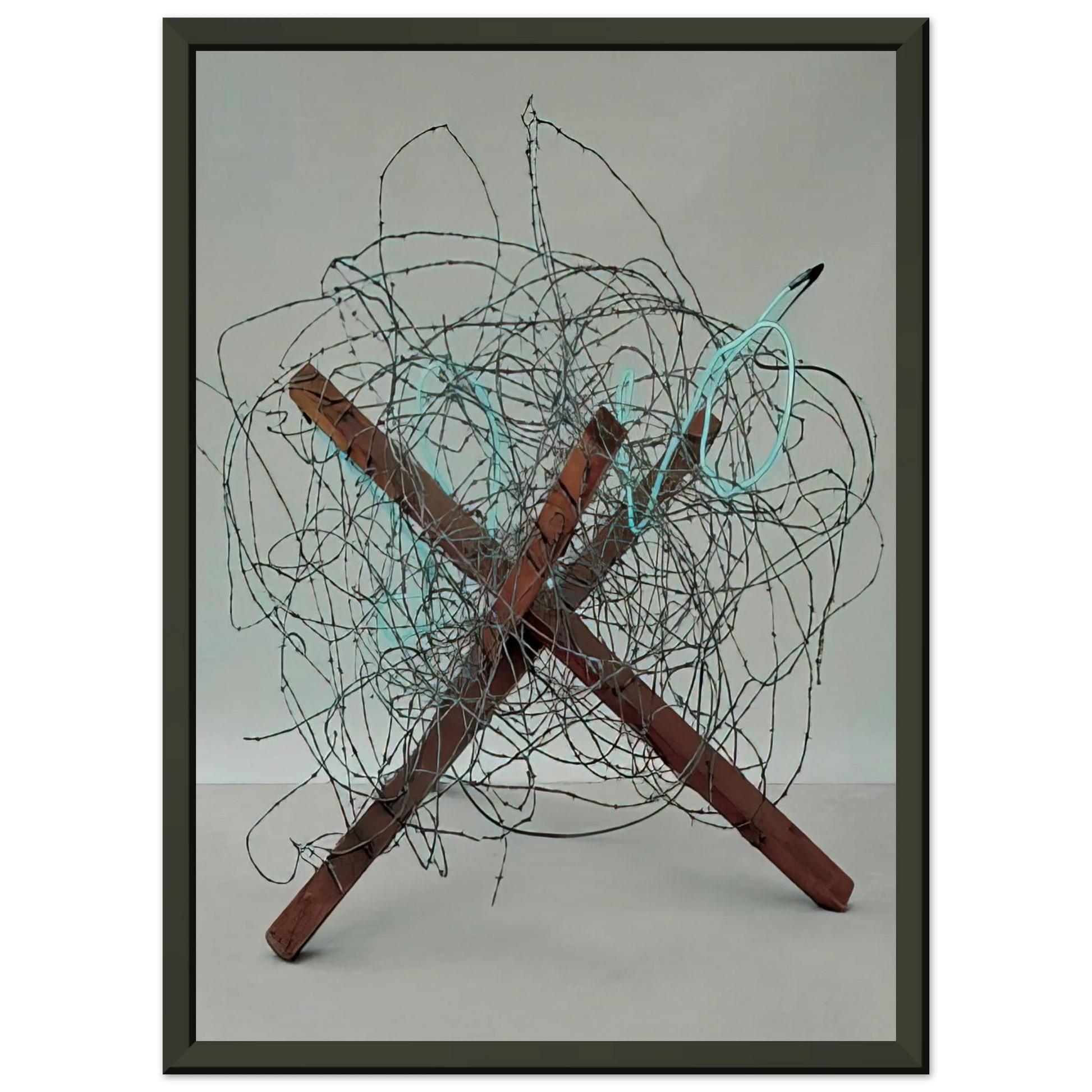 James Rosenquist  Tumbleweed Framed Art Print  - Aluminum Frame - 70x100 cm / 28x40 inches