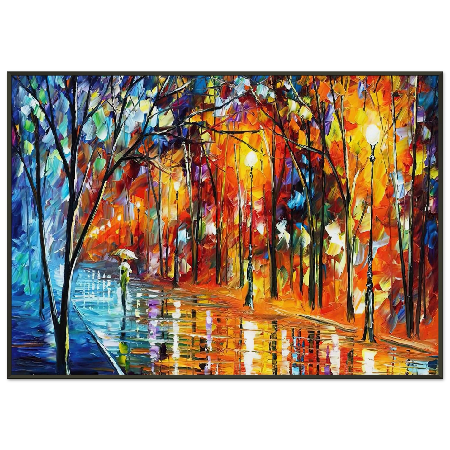 Leonid Afremov  Leonid Afremov Framed Art Print  - Aluminum Frame - 21x29.7 cm / 8x12"