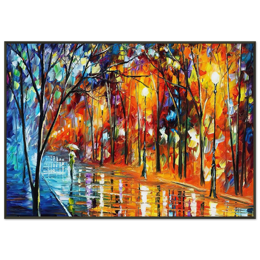 Leonid Afremov  Leonid Afremov Framed Art Print  - Aluminum Frame - 21x29.7 cm / 8x12"