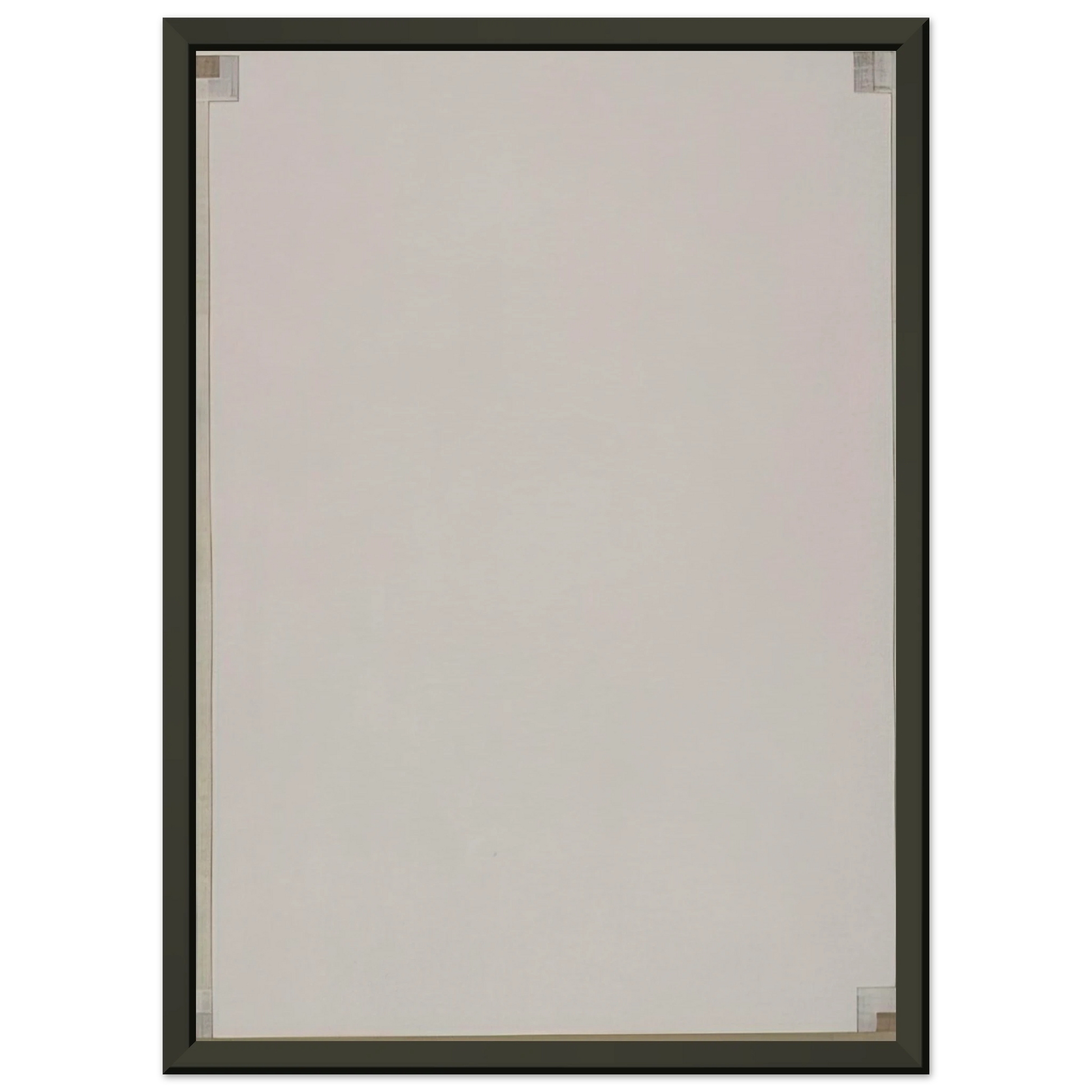 Robert Ryman  Record  1983 Framed Art Print  - Aluminum Frame - 60x80 cm / 24x32 inches