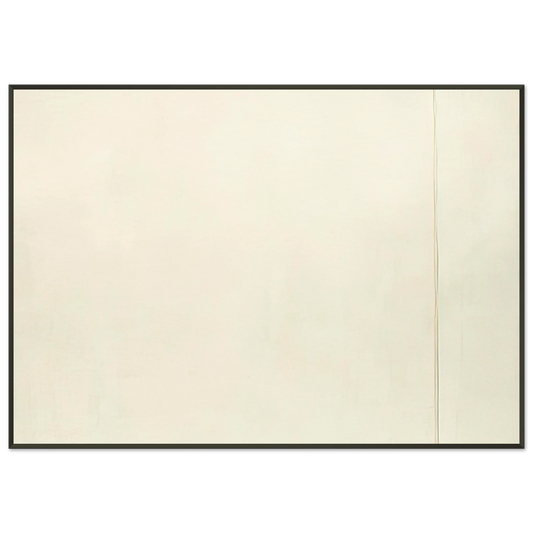 Barnett Newman  The Voice Framed Art Print  - Aluminum Frame - 21x29.7 cm / 8x12"