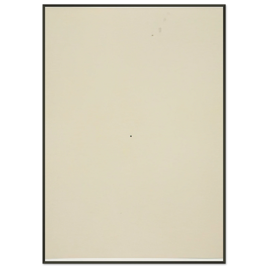 Robert Ryman  First Conversion Framed Art Print  - Aluminum Frame - 21x29.7 cm / 8x12"