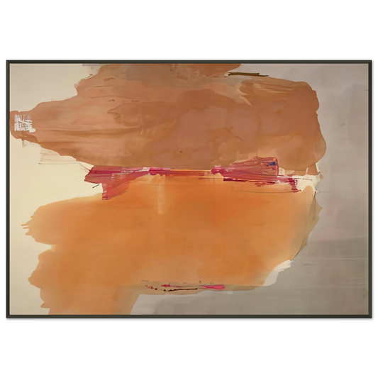 Helen Frankenthaler  Sphinx 1976 Framed Art Print  - Aluminum Frame - 21x29.7 cm / 8x12"