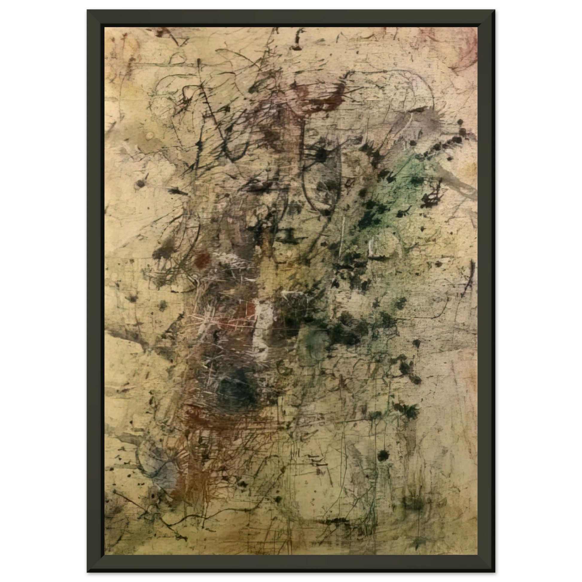 Wols  Le Grand Orgasme  1947 Framed Art Print  - Aluminum Frame - 40x50 cm / 16x20 inches