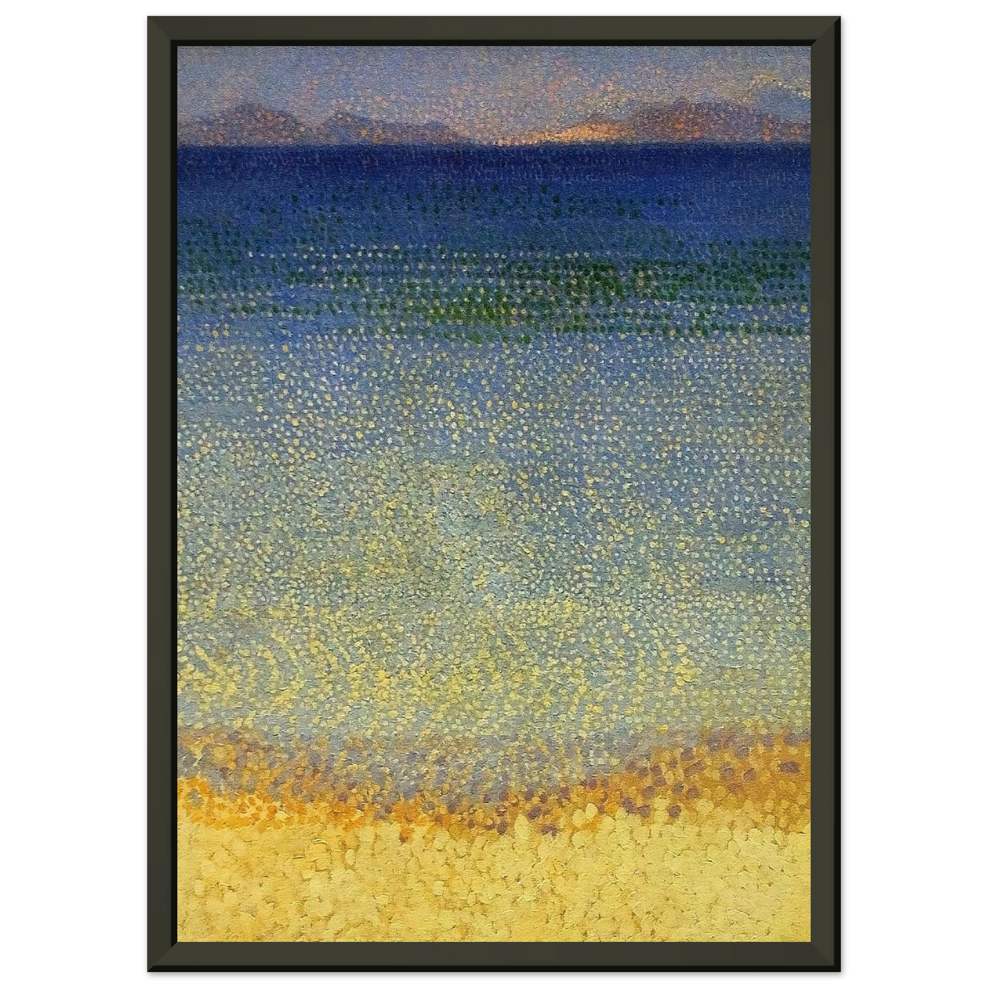 HenriEdmond Cross  The Iles dOr The Iles dHyeres Var Framed Art Print  - Aluminum Frame - 60x80 cm / 24x32 inches
