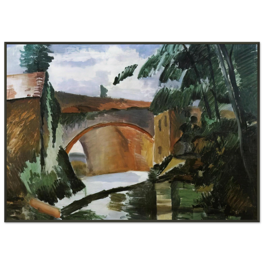Andre Derain  THE RIVER 1912 Framed Art Print  - Aluminum Frame - 21x29.7 cm / 8x12"