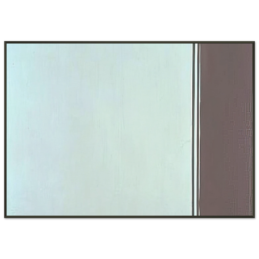 Barnett Newman  Uriel Framed Art Print  - Aluminum Frame - 21x29.7 cm / 8x12"