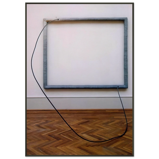 Eva Hesse  HANG UP 1966 Framed Art Print  - Aluminum Frame - 21x29.7 cm / 8x12"