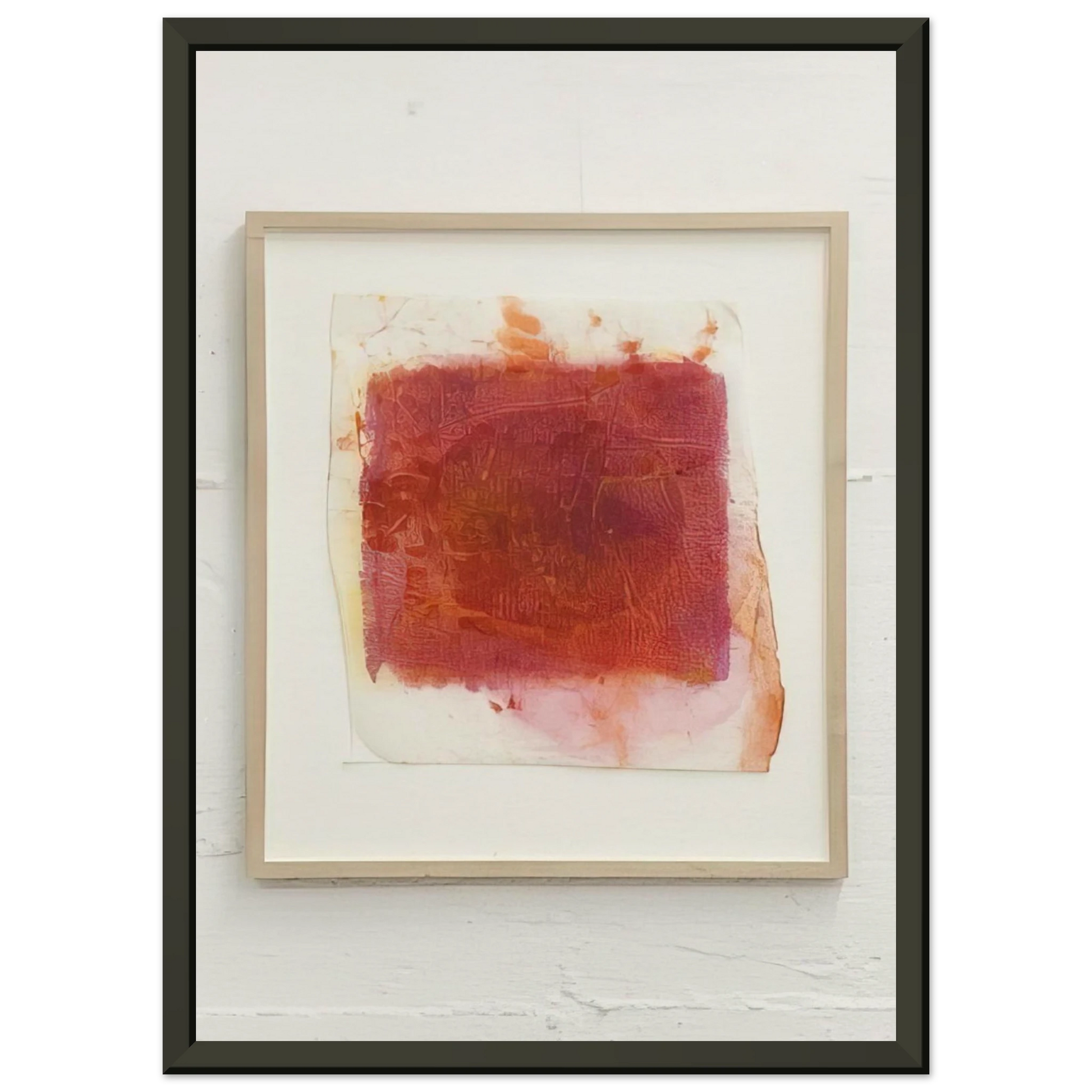 Gotthard Graubner  UNTITLED 2004 Framed Art Print  - Aluminum Frame - 60x80 cm / 24x32 inches