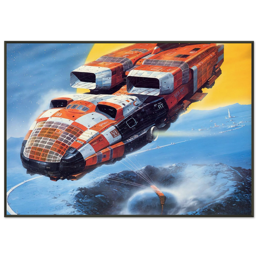 Chris Foss  Chris Foss Framed Art Print  - Aluminum Frame - 21x29.7 cm / 8x12"