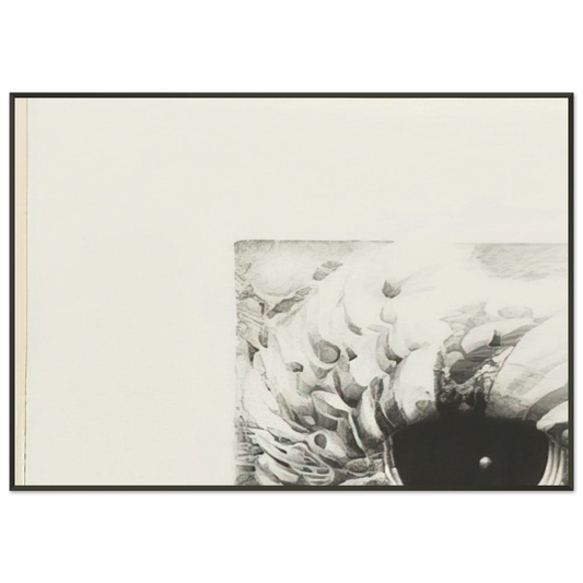 Lee Bontecou  EIGHTH STONE 1968 Framed Art Print  - Aluminum Frame - 21x29.7 cm / 8x12"