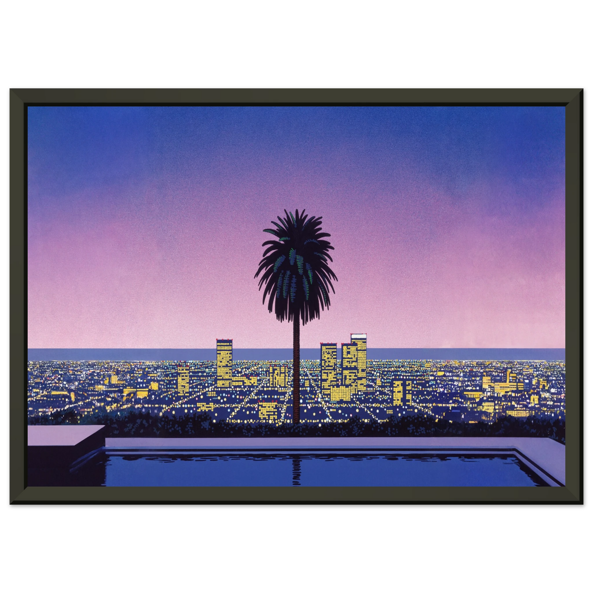Hiroshi Nagai  Pacific Breeze 2 Framed Art Print  - Aluminum Frame - 70x100 cm / 28x40 inches