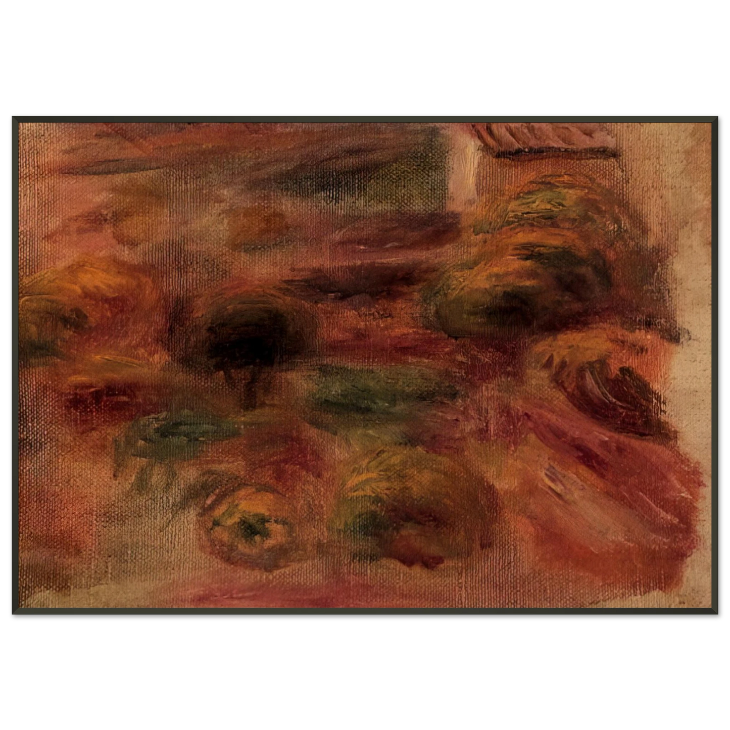 PierreAuguste Renoir  The Artist s Home Framed Art Print  - Aluminum Frame - 21x29.7 cm / 8x12"