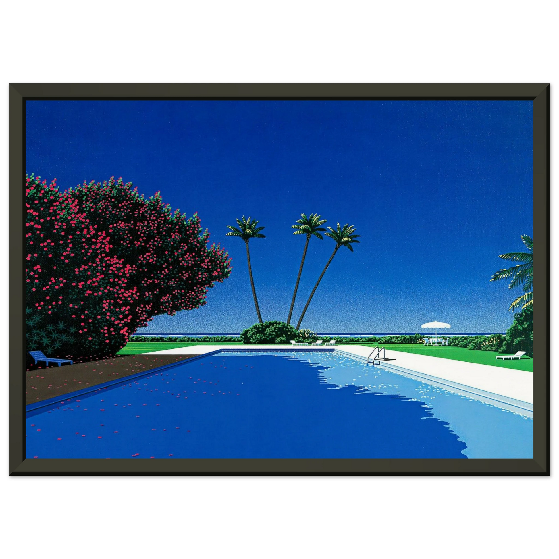 Hiroshi Nagai  Time Goes By Framed Art Print  - Aluminum Frame - 60x80 cm / 24x32 inches