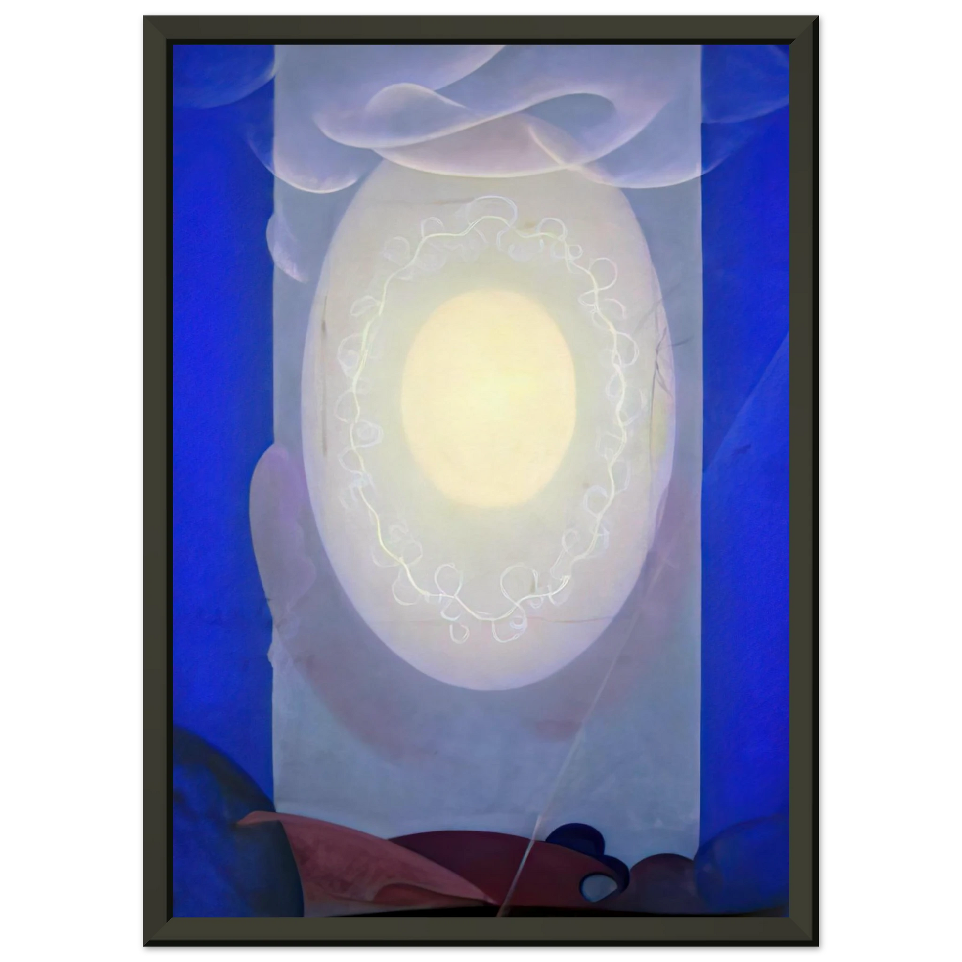 Agnes Lawrence Pelton  Light Center  1961 Framed Art Print  - Aluminum Frame - 70x100 cm / 28x40 inches