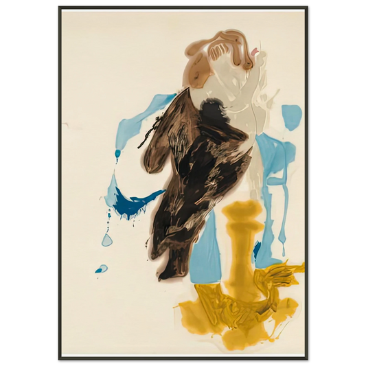 Helen Frankenthaler  After Rubens 1961 Framed Art Print  - Aluminum Frame - 21x29.7 cm / 8x12"