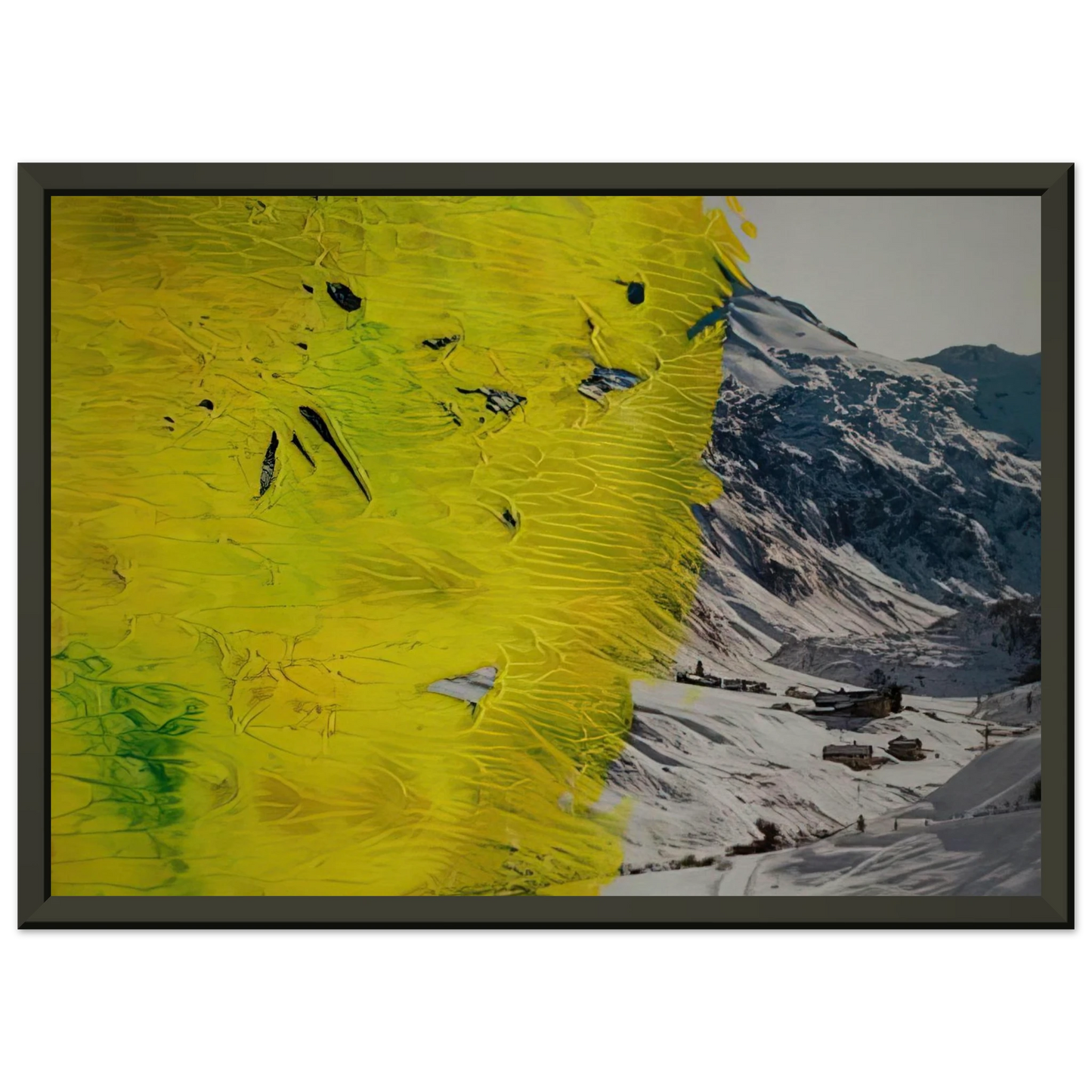 Gerhard Richter  17 3 92 Framed Art Print  - Aluminum Frame - 70x100 cm / 28x40 inches