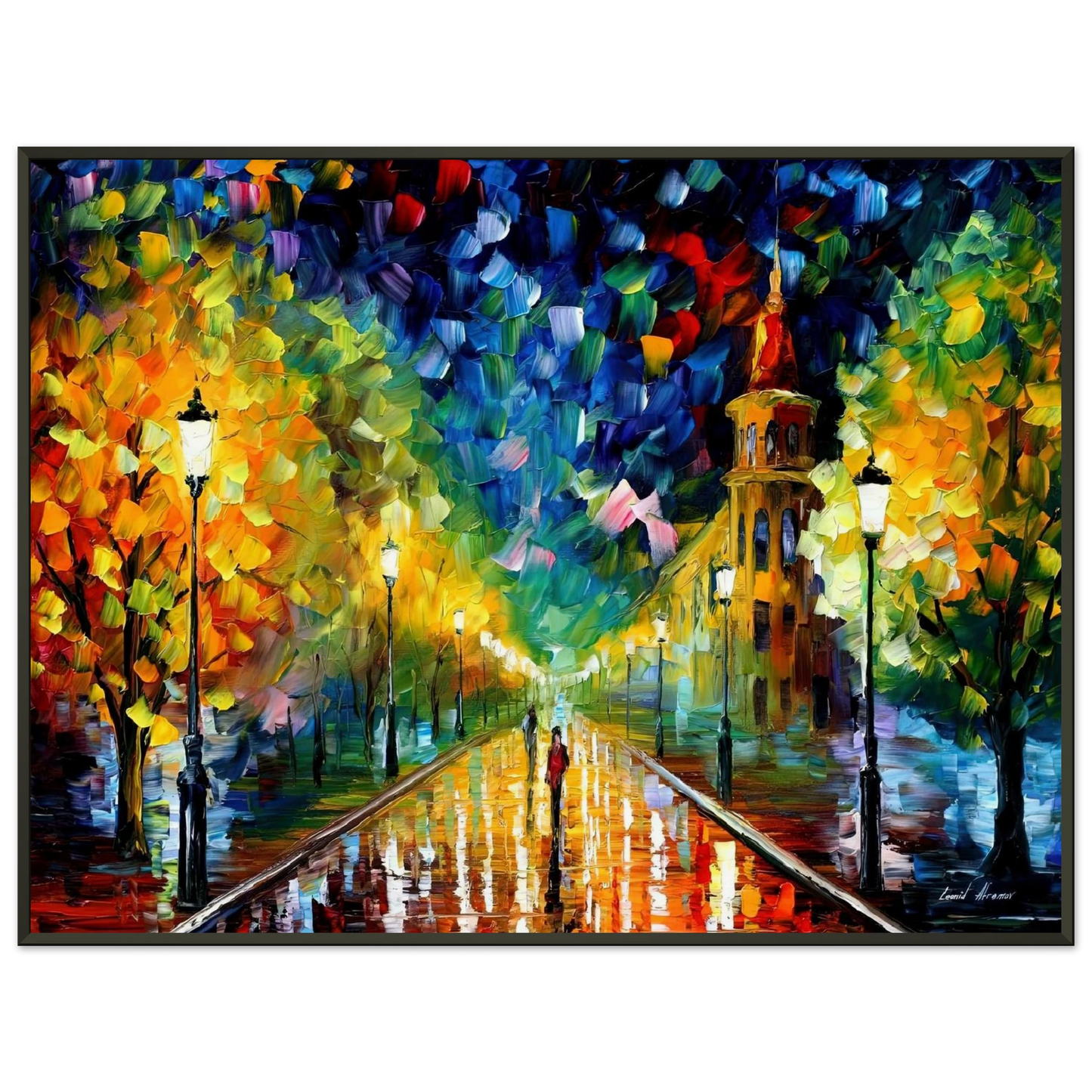 Leonid Afremov  Leonid Afremov Framed Art Print  - Aluminum Frame - 60x80 cm / 24x32 inches