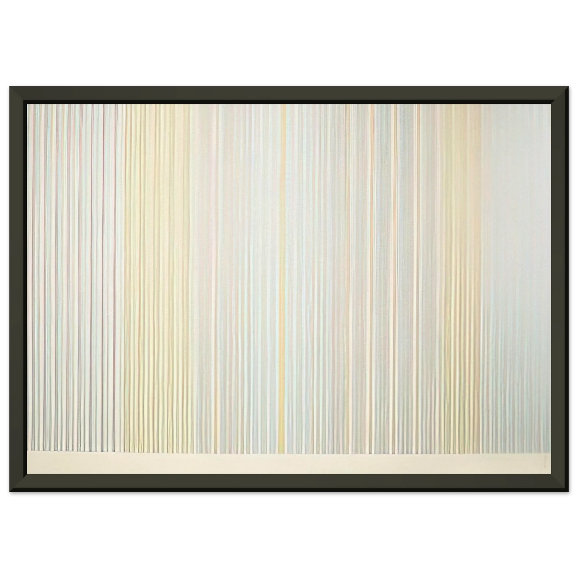 Gene Davis  Renoirs Curtain  1977 Framed Art Print  - Aluminum Frame - 40x50 cm / 16x20 inches