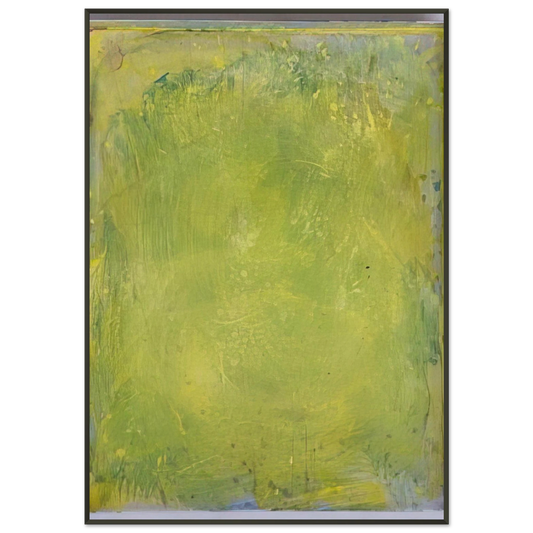 Gotthard Graubner  FARBWANNE 1984 Framed Art Print  - Aluminum Frame - 21x29.7 cm / 8x12"