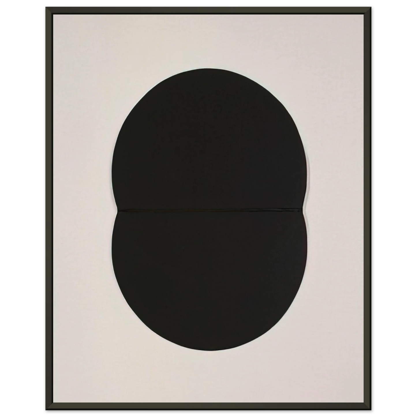 Ellsworth Kelly  Study for White Plaque Bridge Arch and Reflection Framed Art Print  - Aluminum Frame - 70x100 cm / 28x40 inches