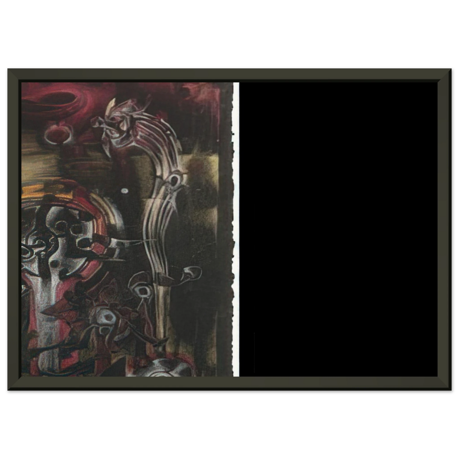 Lee Bontecou  UNTITLED 1998 2 Framed Art Print  - Aluminum Frame - 60x80 cm / 24x32 inches