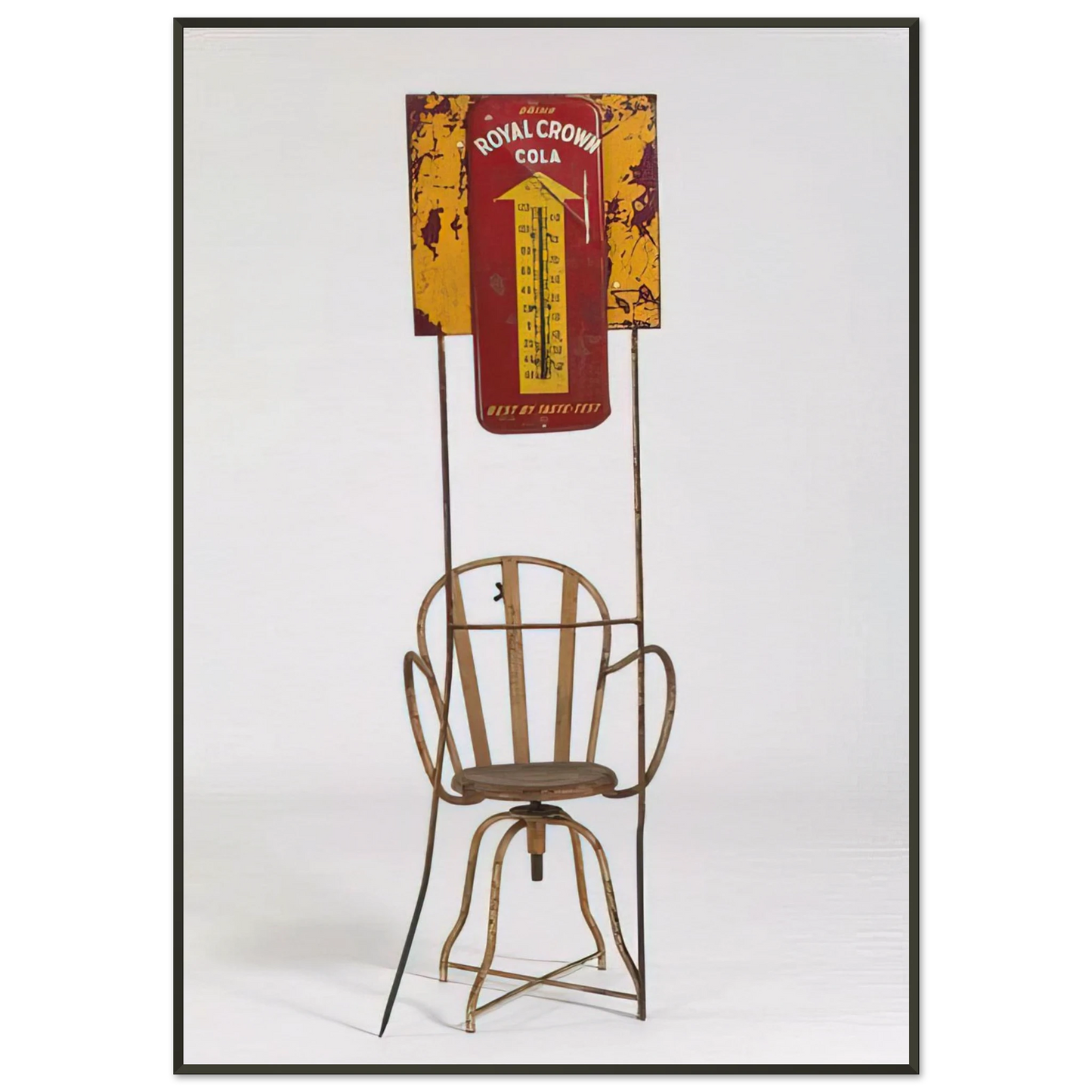 Robert Rauschenberg  UNTITLED KABAL AMERICAN ZEPHYR 1983 Framed Art Print  - Aluminum Frame - 21x29.7 cm / 8x12"