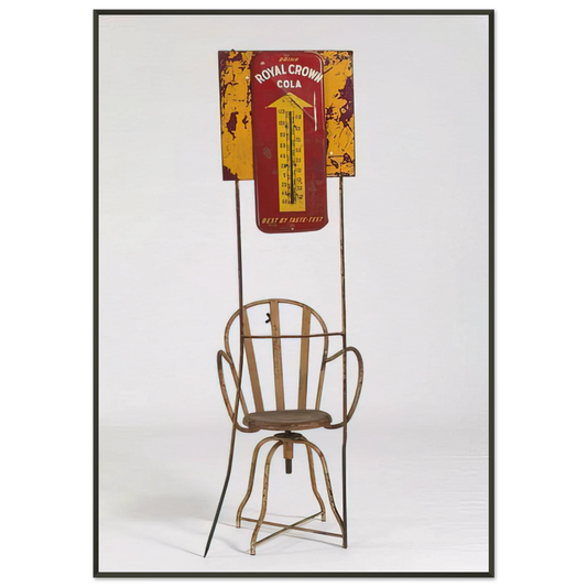 Robert Rauschenberg  UNTITLED KABAL AMERICAN ZEPHYR 1983 Framed Art Print  - Aluminum Frame - 21x29.7 cm / 8x12"