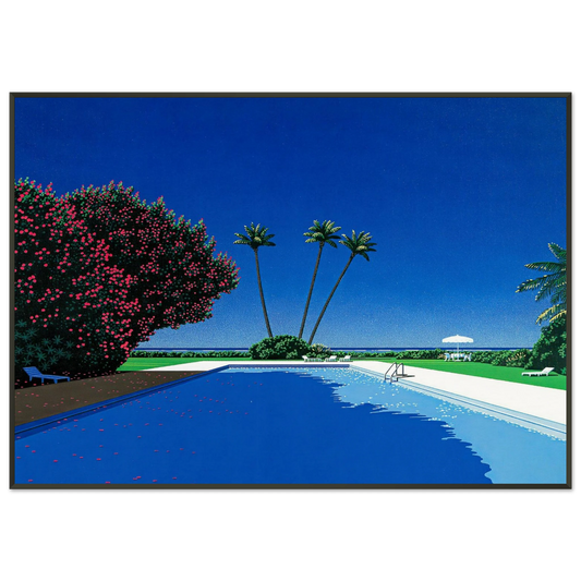Hiroshi Nagai  Time Goes By Framed Art Print  - Aluminum Frame - 21x29.7 cm / 8x12"