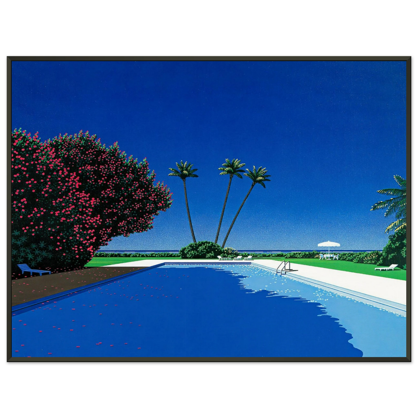 Hiroshi Nagai  Time Goes By Framed Art Print  - Aluminum Frame - 40x50 cm / 16x20 inches