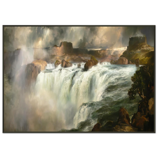 Thomas Moran  Shenandoah River Framed Art Print  - Aluminum Frame - 21x29.7 cm / 8x12"