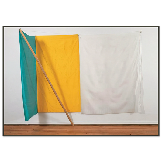 Robert Rauschenberg  PILOT JAMMER 1975 Framed Art Print  - Aluminum Frame - 21x29.7 cm / 8x12"