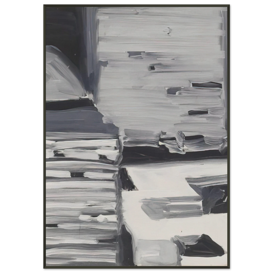 Gerhard Richter  TOWNSCAPE 1968 4 Framed Art Print  - Aluminum Frame - 21x29.7 cm / 8x12"
