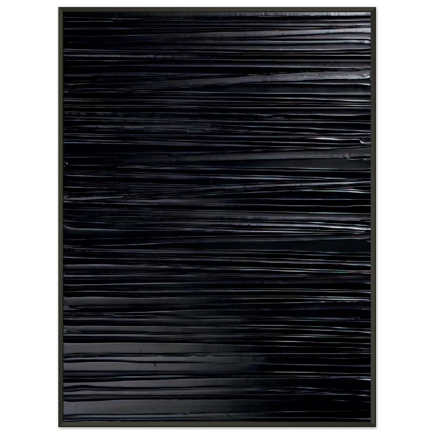 Pierre Soulages  Peinture 130 x 81 cm 20032004  2004 Framed Art Print  - Aluminum Frame - 70x100 cm / 28x40 inches