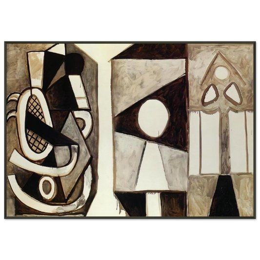 Pablo Picasso  Armchair  California  Framed Art Print  - Aluminum Frame - 21x29.7 cm / 8x12"
