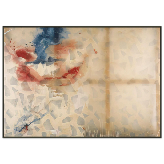 Sigmar Polke  UNTITLED Framed Art Print  - Aluminum Frame - 21x29.7 cm / 8x12"