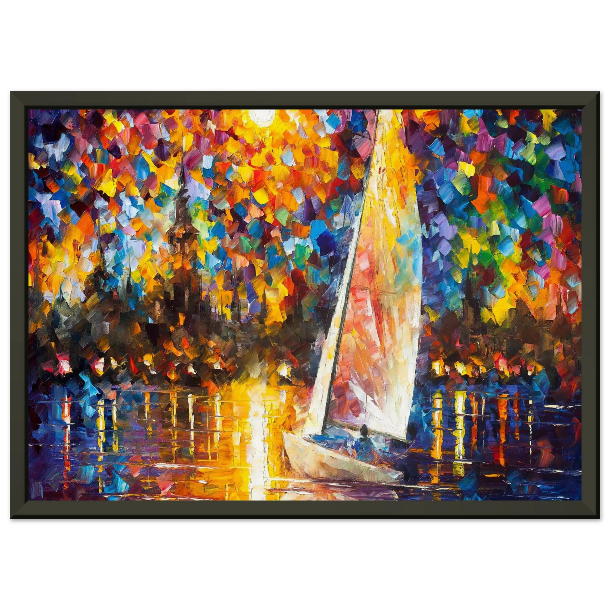 Leonid Afremov  Leonid Afremov Framed Art Print  - Aluminum Frame - 40x50 cm / 16x20 inches