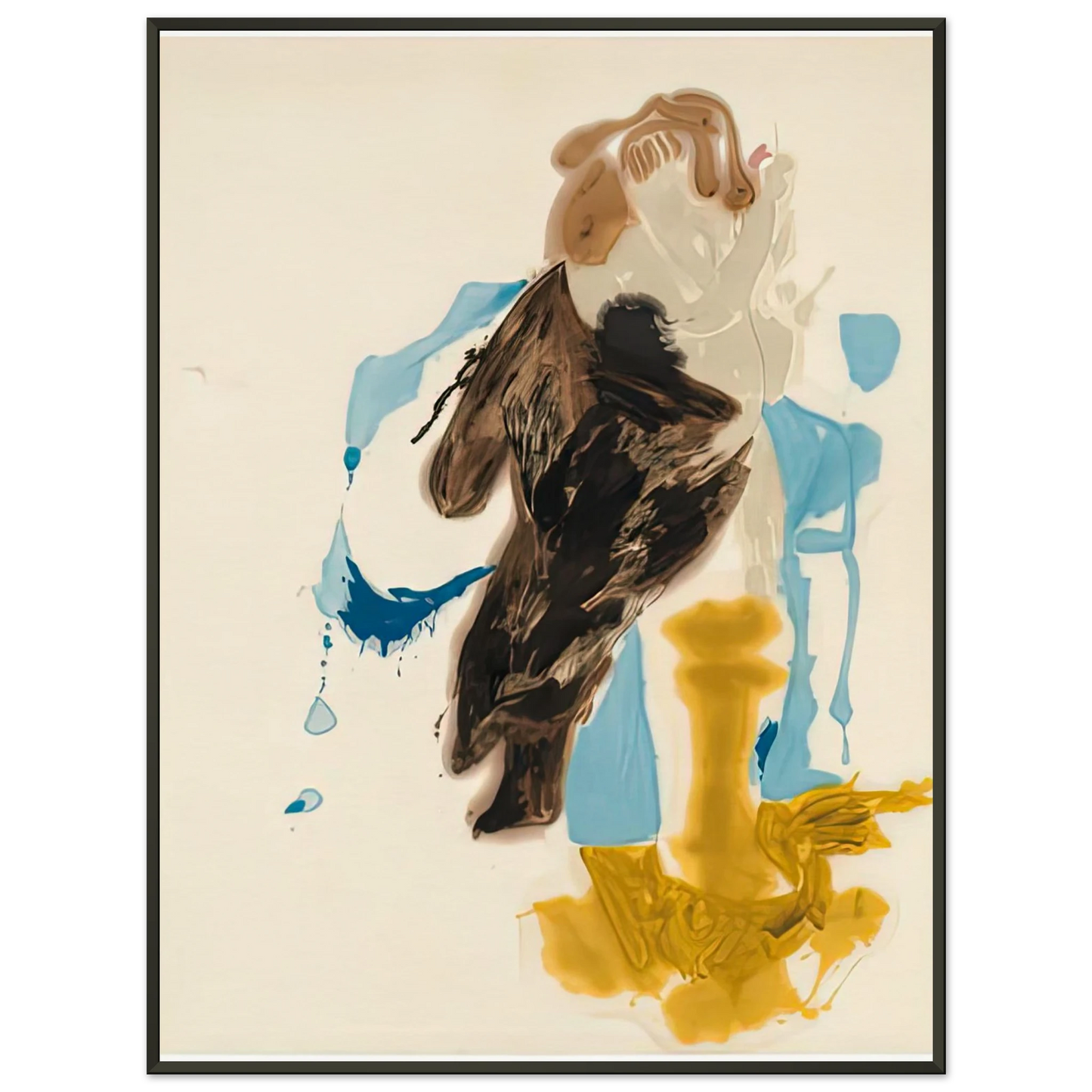 Helen Frankenthaler  After Rubens 1961 Framed Art Print  - Aluminum Frame - 40x50 cm / 16x20 inches