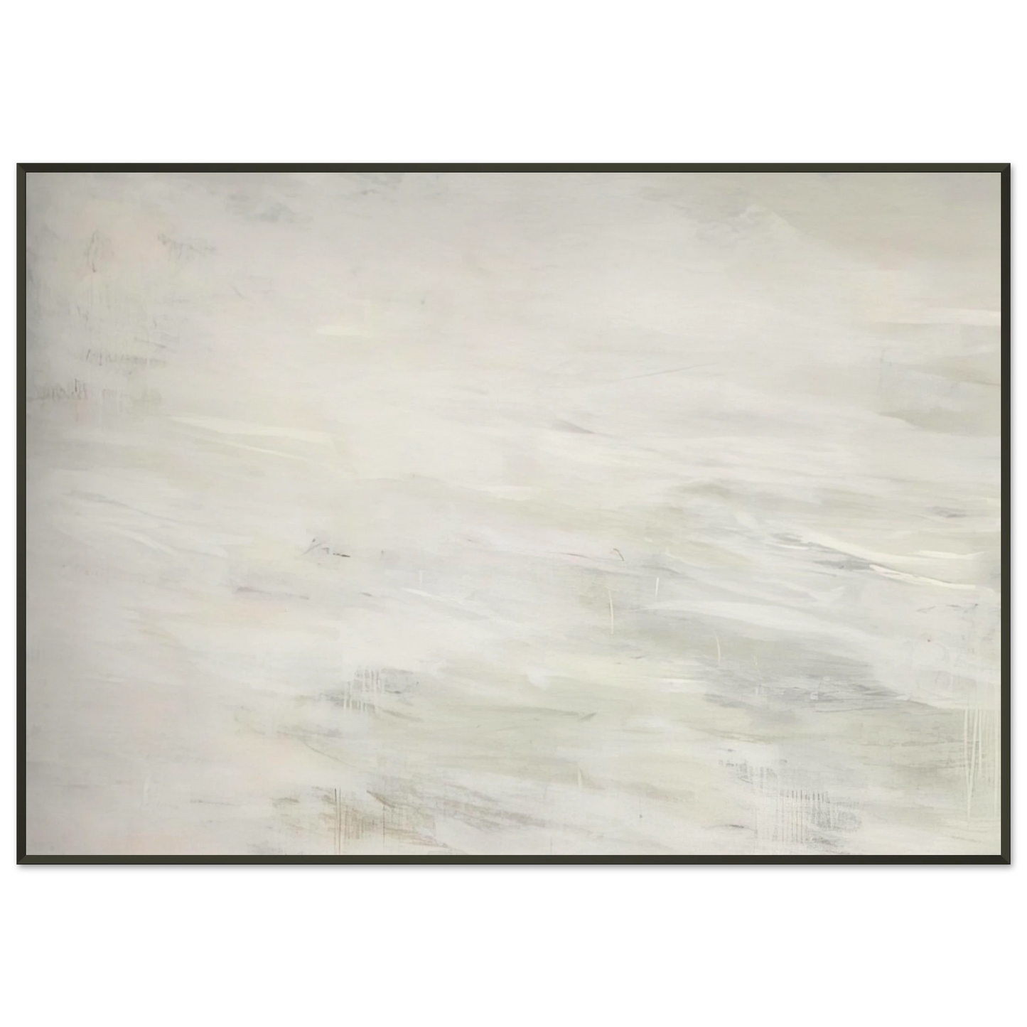 Cy Twombly  Hero and Leandro  A Painting in Four Parts  Part III Framed Art Print  - Aluminum Frame - 21x29.7 cm / 8x12"
