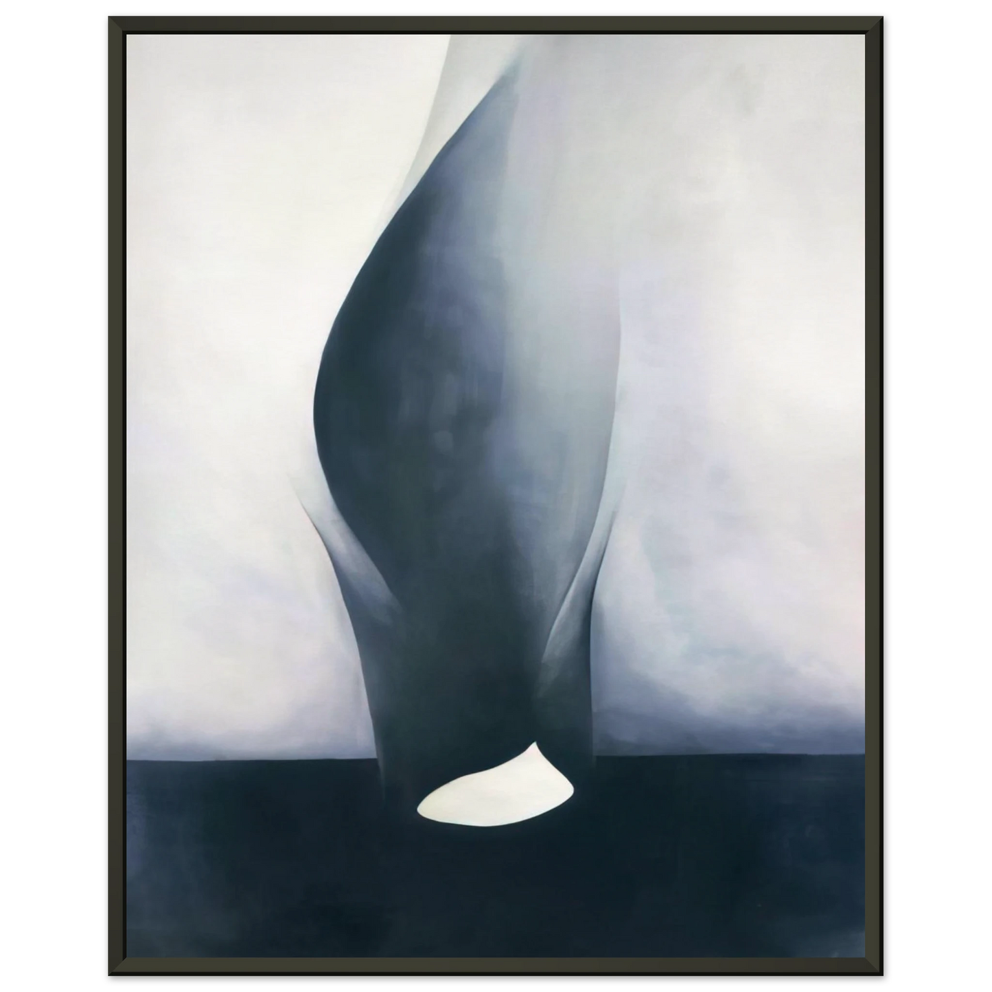 Georgia OKeeffe  Shell and Old Shingle VI Framed Art Print  - Aluminum Frame - 40x50 cm / 16x20 inches