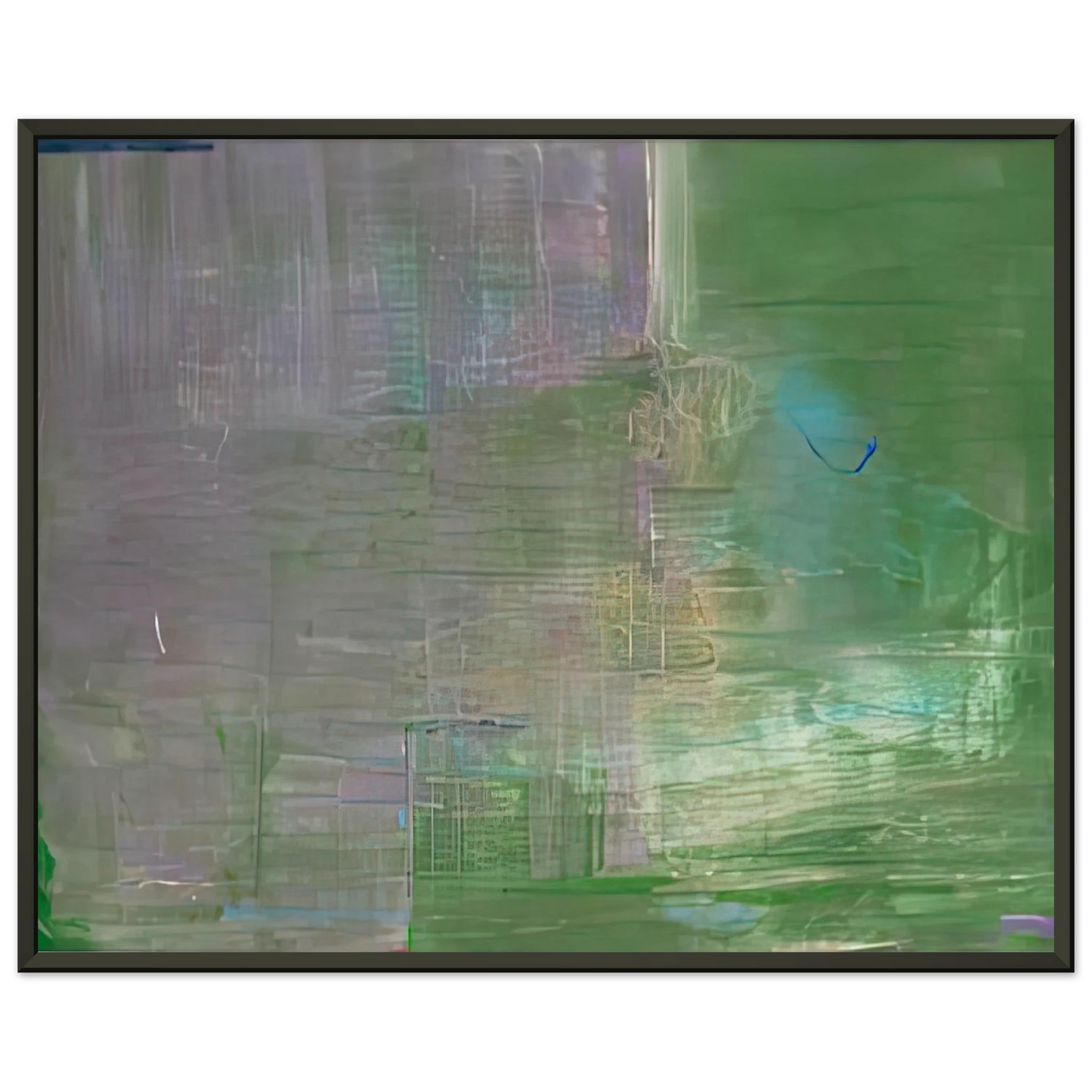 Helen Frankenthaler  Claudes Message 1976 Framed Art Print  - Aluminum Frame - 60x80 cm / 24x32 inches