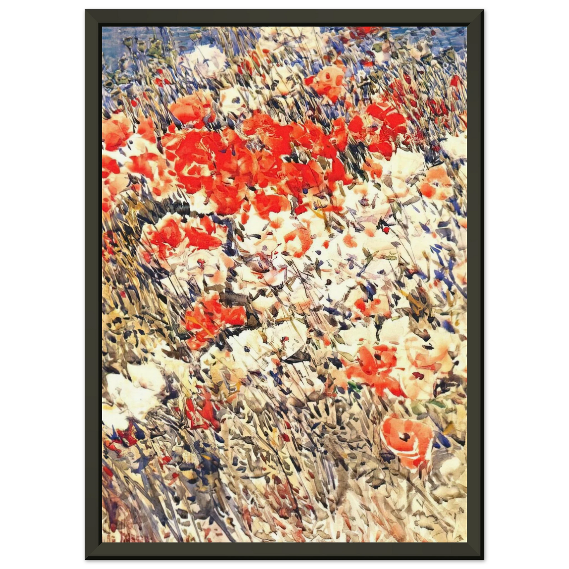 Childe Hassam  The island garden Framed Art Print  - Aluminum Frame - 60x80 cm / 24x32 inches