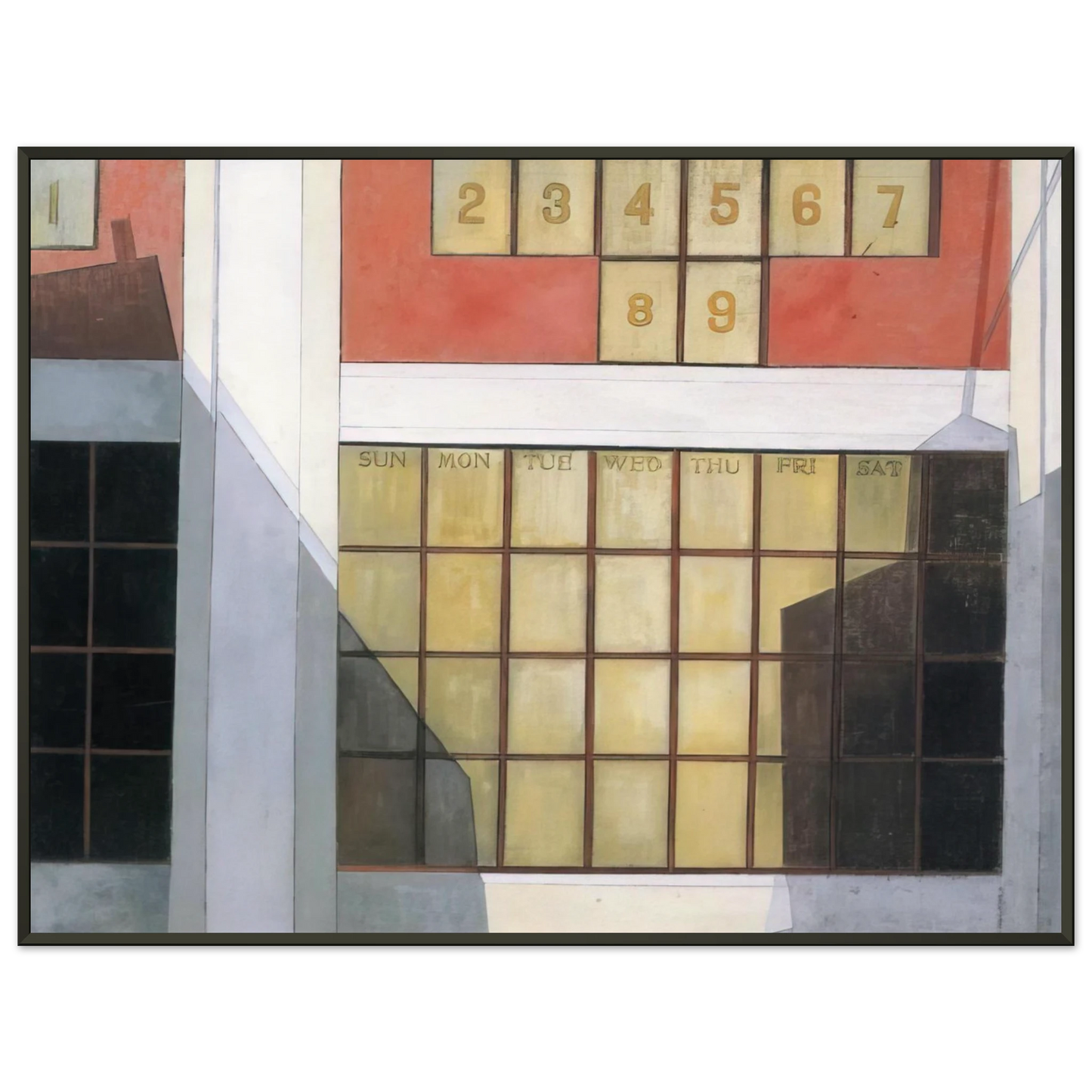 Charles Demuth  Business  1921 Framed Art Print  - Aluminum Frame - 70x100 cm / 28x40 inches